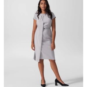 Polina Boardroom Dress - Grey - M/18-20